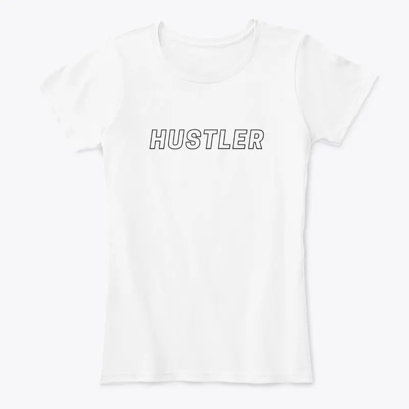 "HUSTLER" White